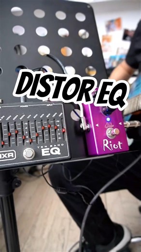 This is what a distortion effect sounds like without EQ vs with EQ