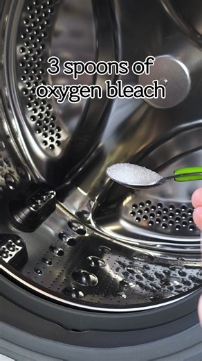 Quick TipZip on Instagram: "Don’t skip this! Keep your washing machine like new ✨ Does your washer smell or seem less effective lately? Try this simple drum-cleaning trick using oxygen bleach — it removes odor, grime, and keeps your washer running like new! 狀 #washingmachinecleaning #cleaninghack #laundrytips #lifehacks #homecare"