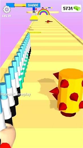 Lipstick Multi Shade Runner Level 132 ‪@rajeshgameplay‬ #games #gaming #trending #shorts #viral