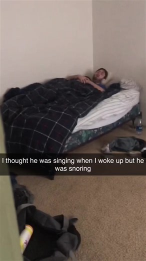 Bro that a roar 😭#sleep #snoring | sleep