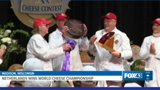 Team from the Netherlands wins the World Championship Cheese Contest in Wisconsin
