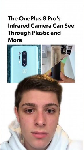 this camera can see through plastic