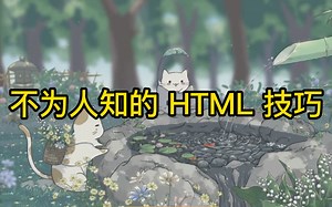 大佬全知道的HTML技巧，面试，考试都能用到，源码还附效果图，直接安排上