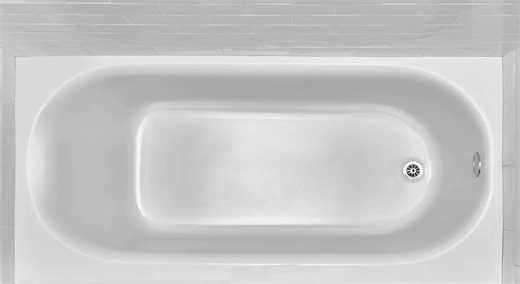 Princeton® Americast® 60 x 30-Inch Integral Apron Bathtub Right-Hand O