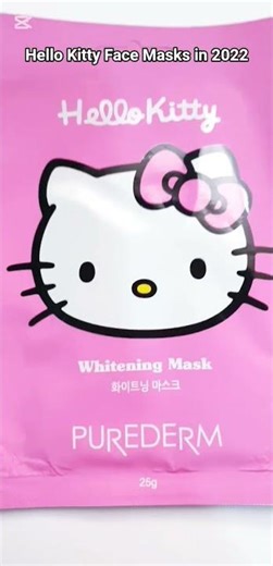 Hello Kitty whitening masks in 2022 #throwback #skincare #hellokitty