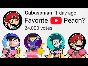 Favorite YouTube Peach? SMG4, Level UP, TerminalMontage, Gabasonian
