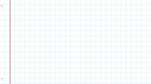 Grid paper background with red margin line and blue squares animation | Premium Stock Video Footage