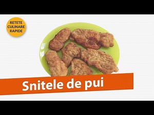 Reteta Snitel de Pui Cu Pesmet - Retete Culinare Rapide