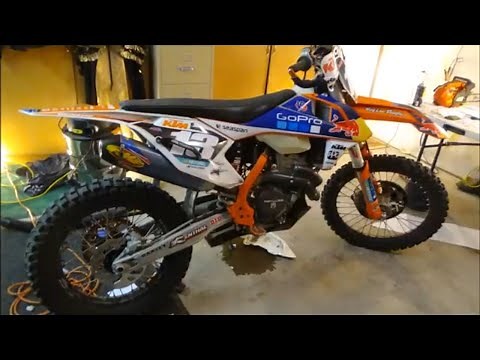 Checking/Adjusting valve clearance KTM 350 XC-f