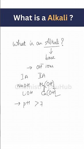What is an Alkali ? | Inorganic Chemistry | Intermediate Online classes | Chemistry Edu Hub