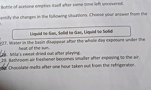 Bottle of acetone empties itself after some time left uncovered... | Filo