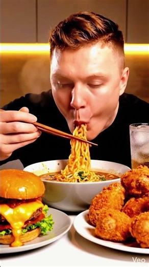 ASMR Spicy Noodles 🌶️ Can You Handle This slurrp and Crunch?! 🤯