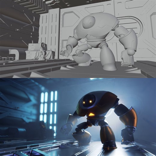 Things are getting robotic this week #InTheNVIDIAStudio. 🤖 Learn how Sir Wade Neistadt made one of his newest 3D scenes using NVIDIA Omniverse & a #NVIDIAStudio Razer Blade 18 laptop! 👉 https://nvda.ws/3uoDSqP | NVIDIA GeForce Myanmar
