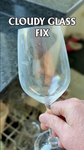 HOW TO FIX CLOUDY GLASSES | DISHWASHER RINSE AID HACK