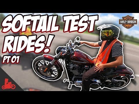 Harley-Davidson SOFTAIL Test Rides! (Pt. 01)