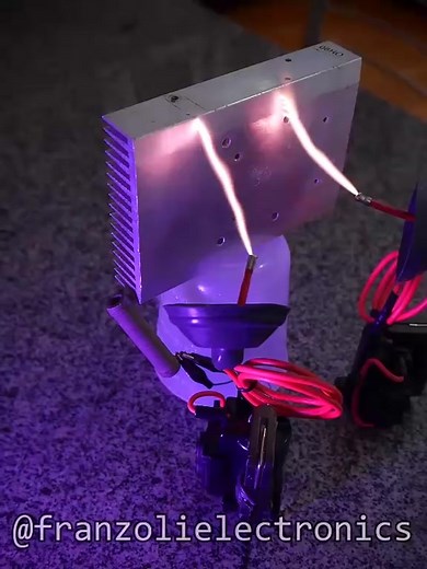 CRT TV Flyback Transformer Tesla Coil Experiments