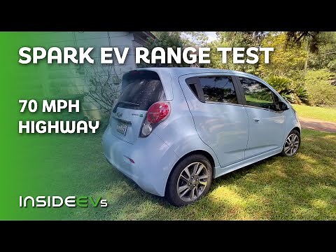 Chevrolet Spark EV 70mph Highway Range Test