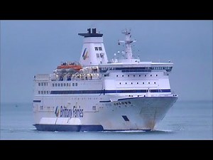 Brittany Ferries - MV Bretagne arriving at Portsmouth - Final days in service