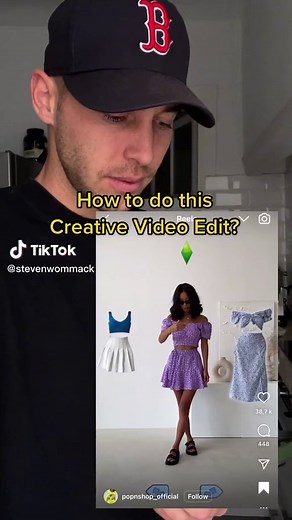 How to do this creative video effect 🎥✨ #video #edit #idea #tiktok #iphone #fypシ #foryou