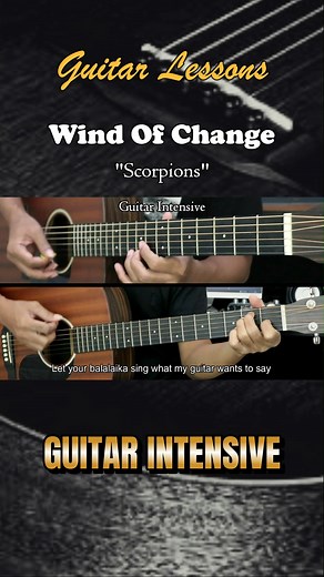 11K views · 151 reactions | Solo guitar Wind Of Change - Scorpions | Guitar Intensive | Facebook