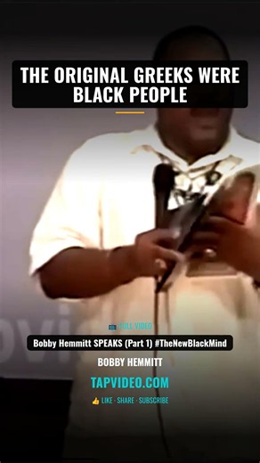Bobby Hemmitt: The Original Greeks Were Black - The Etruscian Truth