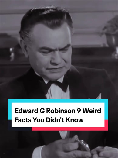 Edward G Robinson 9 Weird Facts You Didn't Know #edwardgrobinson #actor #celebrity #longvideo