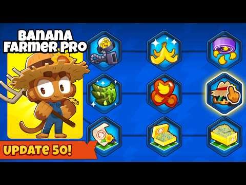 Update 50! | UPGRADING the Banana Farmer?! | NEW HERO! Silas the Ice Shaper