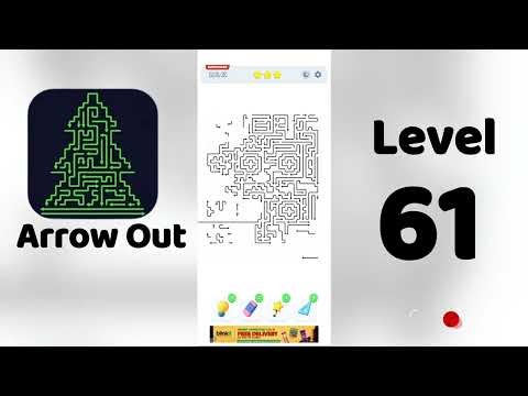 🎯 Arrow Out Level 61 Walkthrough | Relaxing Puzzle Game | SolutionGuruji