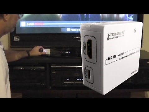 HDMI Audio Extractor For Roku Or Any Media Device