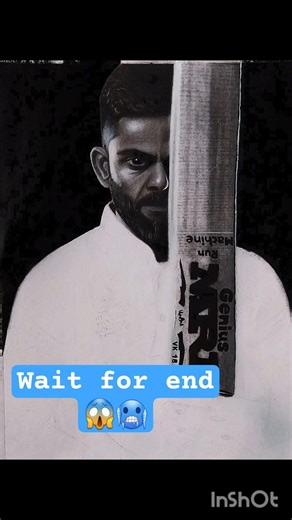 Virat Kohli drawing. #art #shorts #viratkohli