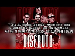 DISFRUTO ❤( Full Version) LETRA 👌