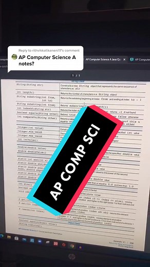 Enhanced AP Computer Science Notes Organization and Study Hacks