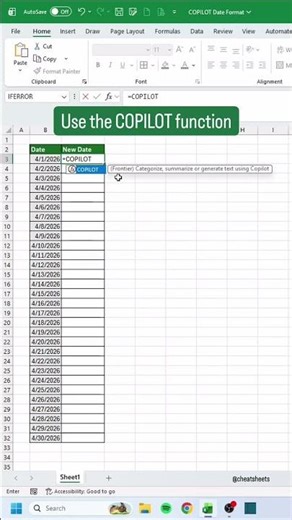 An example of using COPILOT in Excel! #excel
