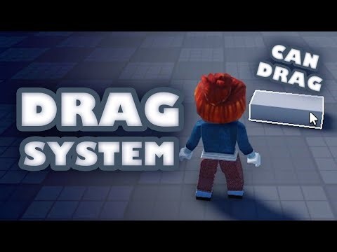 Roblox studio tutorial : How to make a drag system