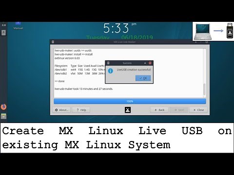 Create MX Linux Live USB
