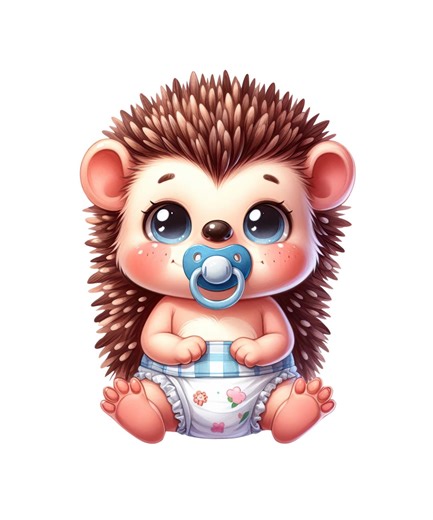 Newborn Baby Animal Sticker – Cute Cartoon Sticker – Kawaii Animal Motif for Laptop, Car, Cell Phone, Wall & Gift Idea - Etsy