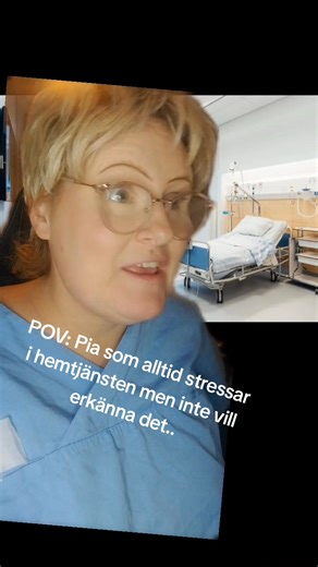 Pia är svettig i hemtjänsten! 😊 #undersköterska #komedi #hemtjänsten #fyp #pov #växjö | Fredrika Andersson