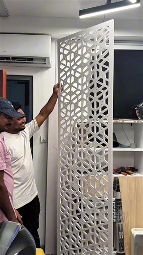 Precision CNC cutting, made locally. Custom Jali designs tailored for your space. For interiors that demand attention. 📞 7313133 📩 sales@husscrafts.com Get in touch today. #maldives #cnc #laser