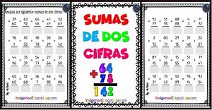 Problemas matemáticos con dos cifras