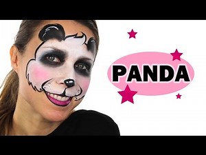 Panda Face Painting Tutorial