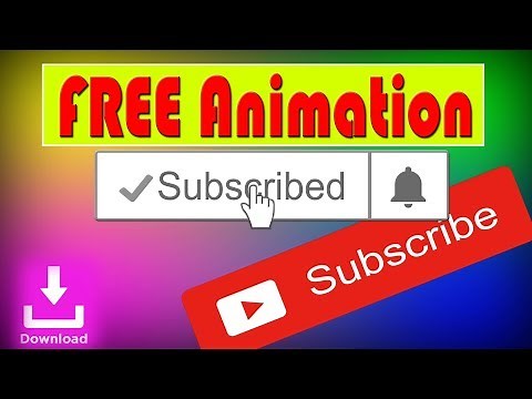 SUBSCRIBE and Notification Bell intro With Sound | FREE to use