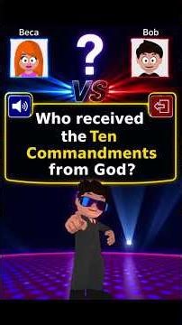 Who Received the Ten Commandments? Bible Quiz! ✨