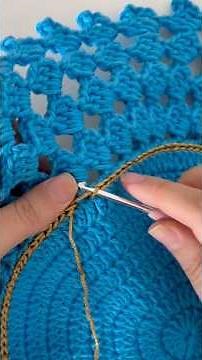 Clica no texto acima ⬆️ Sousplat de crochê passo a passo trilho de mesa de crochê tutorial