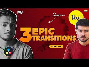 3 EPIC REVEALING TRANSITIONS like VOX, Nitish Rajput and Dhruv Rathee in DaVinci Resolve 19 | Ep08