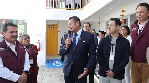 👶🏫|| Renace la Estancia Infantil Número 1 del ISSSTEP con espacios renovados y modernos para el cuidado y desarrollo de las niñas y niños de trabajadores estatales. Un lugar seguro donde crecer, aprender y jugar bajo atención profesional. #ISSSTEP #puebladezaragoza #Bienesta | Cinco Radio Comunicación Efectiva