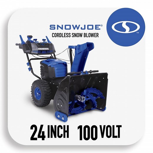 Reviews for Snow Joe 100V IONMAX 24 in. Cordless Dual-Stage/ Electric Snow Blower with 2 x 5.0 Ah Batteries and Charger | Pg 1 - The Home Depot