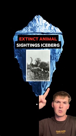 psychopoly on Instagram: "Extinct Animal Sightings iceberg (part 1)"