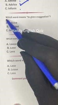 🧠 Exam Trap Quiz – Principal vs Principle & Lose vs Loose! #englishquiz #shorts