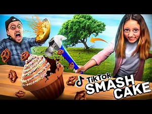 Tik Tok Treats & Trees go Crashing + a Squash Bomb & Cupcakes Smashing (FV Family Super Rando Vlog)