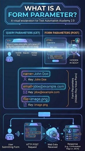 what is the form parameter in API testing. #automationtesting